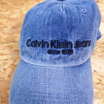 ●ユニセックス ●本物/正規品 ●US規格 ●カルバンクライン ジーンズ キャップ CALVIN KLAIN KEANS CAP デニム_画像2