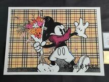 世界限定100枚 DEATH NYC アートポスター 04 Banksy バンクシー フラワーボンバー Mickey Mouse ミッキーマウス バーバリー_画像4