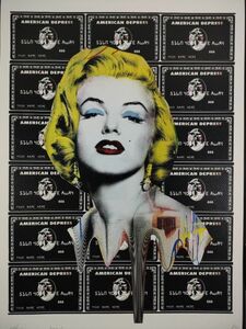 世界限定100枚 DEATH NYC アートポスター 28 マリリンモンロー Marilyn アンディ・ウォーホル Andy Warhol バンクシー Banksy