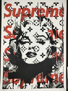世界限定100枚 DEATH NYC アートポスター 17 Supreme シュプリーム Banksy バンクシー マリリン Marilyn アンディウォーホル