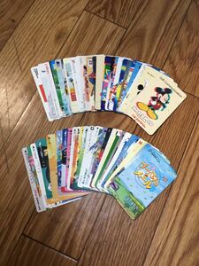 使用済み　ディズニー関係柄カード50枚セット2 テレカ 図書カード