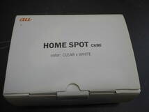 au HOME SPOT CUBE 宅内Wi-Fiルーター PXH11RWA キューブWi-Fi_画像1