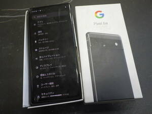 Google Pixel 6a 128GB AU Charcoal ジャンク