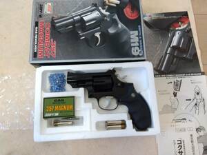 コクサイ S&W M19 コンバットマグナム 2.5インチ リボルバー ガスガン 国際 スミス&ウェッソン カートリッジ付き 現状品