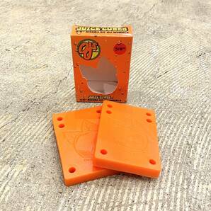 新品 OJ JUICE CUBES RISER 3/8 ORANGE レイザーパッド オージェーウィール オレンジ スケボー スケートボードの画像1