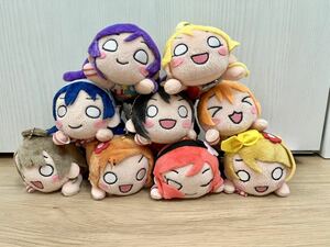 【新品未使用】 セガ ラブライブ! ラブライブ 寝そべりキーチェーンマスコット 1年生 2年生 3年生 僕たちはひとつの光 全9種セット