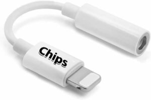 Chips －音質専科－ Lighting 3.5 mmヘッドフォン ジャック アダプター ライトニング イヤホン変換ケーブル i