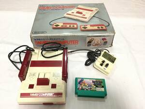 中古 任天堂 初代 ファミリーコンピューター HVC-001 動作未確認 欠品あり ジャンク 部品どり おまけソフト一本 quarter back scramble