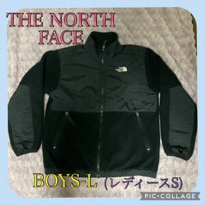 THE NORTH FACEデナリフリースジャケット ポーラテック BOYS-L(レディースS〜M)ブラック
