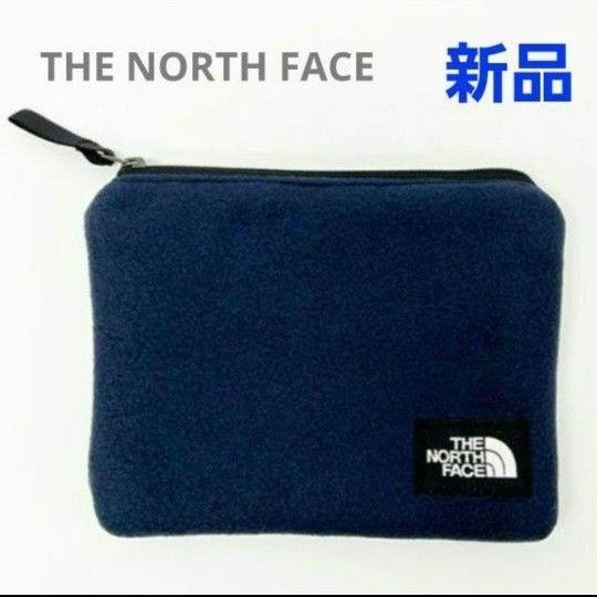 【THE NORTH FACE】ノースフェイス　フリースポーチ　スクエア型　ネイビー　新品