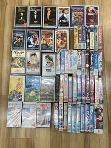 【♯4770】VHS　ビデオテープおまとめ　52タイトル　ディズニー/ジブリ/ゴッドファーザー/インディジョーンズ/トップガン　画像確認未実施