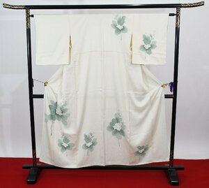 附下訪問着 披露宴 花 金糸 身丈149cm 裄丈64cm ★着物 パーティー t‐1636 桜庭呉服店