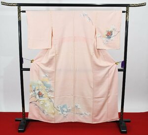 訪問着 披露宴 桜 枝 花 身丈153cm 裄丈63cm ★着物 パーティー t‐1699 桜庭呉服店