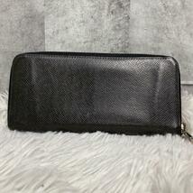 1円〜ルイヴィトン LOUISVUITTON 長財布 タイガ ジッピー ヴェルティカル シルバー金具 ラウンドファスナー M30503 メンズ ブラック 黒_画像2