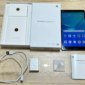 美品 HUAWEI SIMフリー MediaPad M5 LTE モデル 32GB 4GB SHT-AL09 スペースグレイの画像1