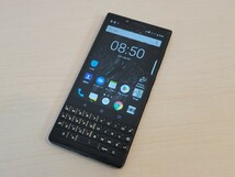 ジャンク 割れ BlackBerry KEY2 Dual-SIM BBF100-6 ブラックベリー 64GB_画像1