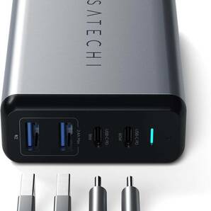 [YON-A60215222] Satechi 75W デュアル Type-C PD トラベルチャージャー 2 USB-C PD & 2 USB 3.0 急速充電 PSE認証 Mac iPad iPhoneの画像5