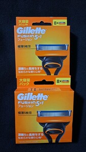 【正規品】P&G　ジレットフュージョン替刃５＋１　8個入×2個 替刃合計16個