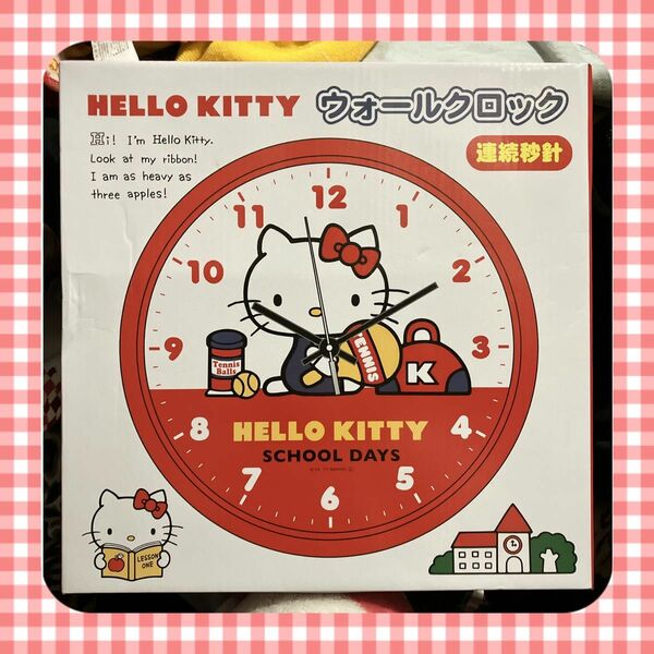 ハローキティ ウォールクロック 壁掛け時計 Hello Kitty