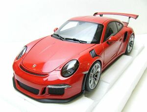 送無【オートアート★ポルシェ９１１（９９１）・GT3RS】１：１８　新品同様