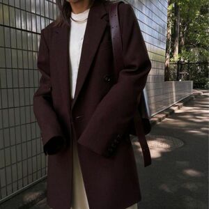 AMERI CLASSIC MINIMAL WARM TAILORED JACKET brown 正規品 アメリヴィンテージ