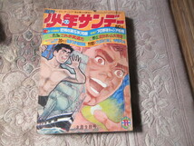週刊少年サンデー　昭和44年11号3月９日号（武道　第5氷河期　竹内流柔術　高木流　鎖鎌　渋川流　小笠原流　根岸流_画像1
