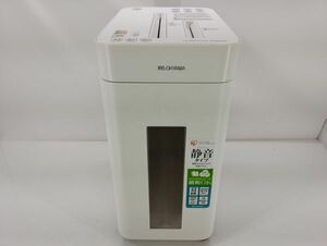 3/ 中古 アイリスオーヤマ 電動シュレッダー PS8HMI クロスカット A4サイズ CDカット対応 動作確認済み /RY-0010 1F