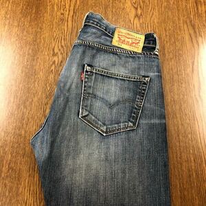 【FB074】Levi's 501 W34 L32 定番ストレート 色落ち加工 ジーンズ ジーパン デニムパンツ メンズブランド古着 リーバイス501 送料無料