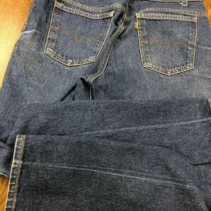 【FB081】USA製 Levi's W38 L31 ブーツカット ジーンズ ジーパン デニムパンツ メンズブランド古着 リーバイス 米国製 送料無料の画像10