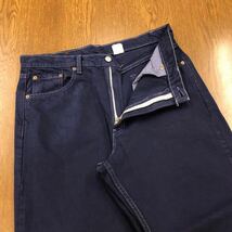 【FB161】USA製 Levi's 550 W36 L30 後染め 製品染め ネイビー ジーンズ ジーパン デニムパンツ DYE ブランド古着 リーバイス501 送料無料_画像4