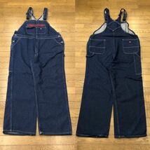 【FB467】Dickies XL-R 大きいサイズ ビッグサイズ オーバーオール デニム メンズブランド古着 ディッキーズ 送料無料_画像2