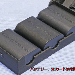 Canon キャノン LP-E6 バッテリーケース バッテリー SDカード 3個収納 ミラーレス 一眼レフの画像5