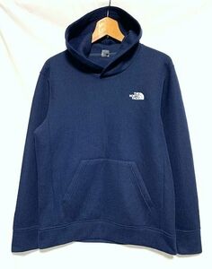 ☆美品　THE NORTH FACE ノースフェイス　PUFF HOODIE ジャージー生地 プルオーバーフーディ ネイビー M NT61802R