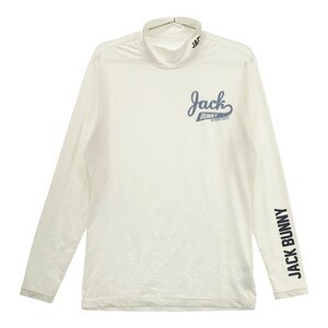 JACK BUNNY ジャックバニー ハイネック長袖インナーTシャツ ホワイト系 4 [240001909902] ゴルフウェア メンズ