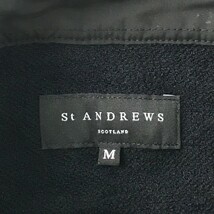 ST ANDREWS セントアンドリュース 長袖 ニット ポロシャツ　ウール ブラック系 M [240001911682] ゴルフウェア レディース_画像4