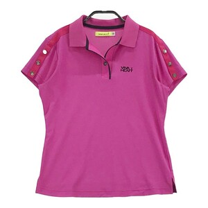 VIVA HEART ビバハート 半袖ポロシャツ ピンク系 40 [240001930923] ゴルフウェア レディース