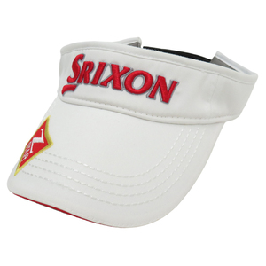 SRIXON スリクソン サンバイザー ホワイト系 F(54-60cm) [240101028492] ゴルフウェア