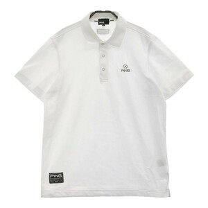 PING ピン 2022年モデル 半袖ポロシャツ ホワイト系 LL [240101039754] ゴルフウェア メンズ