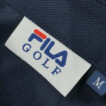 FILA GOLF フィラゴルフ 半袖ポロシャツ ボタンダウン ネイビー系 M [240101124832] ゴルフウェア レディース_画像3