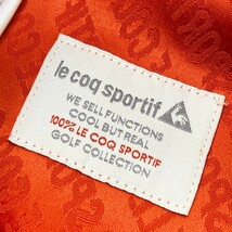 LECOQ GOLF ルコックゴルフ ストレッチパンツ 総柄 オレンジ系 9 [240101122346] ゴルフウェア レディース_画像3