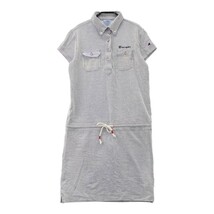 CHAMPION GOLF チャンピオンゴルフ 半袖ワンピース ストライプ柄 ホワイト系 M [240101126904] ゴルフウェア レディース_画像1