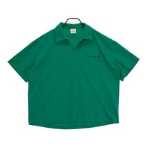 LOCAL GOLF　ローカルゴルフ 半袖 ポロシャツ スキッパー グリーン系 S/M [240101126057] ゴルフウェア メンズ_画像1