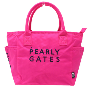 【1円】PEARLY GATES パーリーゲイツ カートバッグ ピンク系 [240101101491]