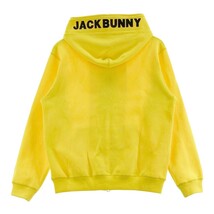 【1円】JACK BUNNY ジャックバニー 263-1272834 ダブルジップ ニットジャケット イエロー系 1 [240101104506]_画像2