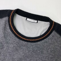 【1円】MARK&LONA マークアンドロナ フリース切替 裏地付き ニット ブルゾン グレー系 50 [240101118532]_画像3