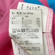 【1円】MARK&LONA マークアンドロナ 2021年モデル 半袖ポロシャツ スカル ピンク系 48 [240001998599]_画像7