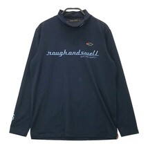 【1円】ROUGH&SWELL ラフアンドスウェル ハイネック 長袖Tシャツ ネイビー系 S [240101120441]_画像1