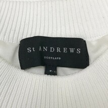 ST ANDREWS セントアンドリュース 2022年モデル 裏地付 ニットセーター ホワイト系 L [240101122844] ゴルフウェア レディース_画像3