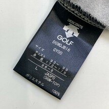 DESCENTE GOLF デサントゴルフ ハーフジップ 長袖 Tシャツ グレー系 L [240101090605] ゴルフウェア メンズ_画像4