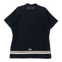 PGG PEARLY GATES パーリーゲイツ ハーフジップ 半袖Tシャツ ネイビー系 6 [240101115910] ゴルフウェア メンズ_画像2